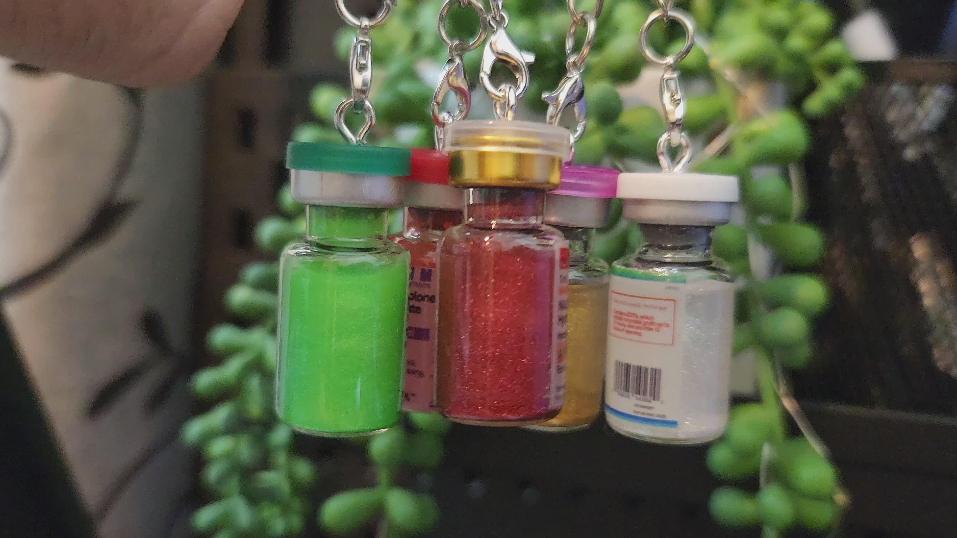 VIAL KEYCHAINS