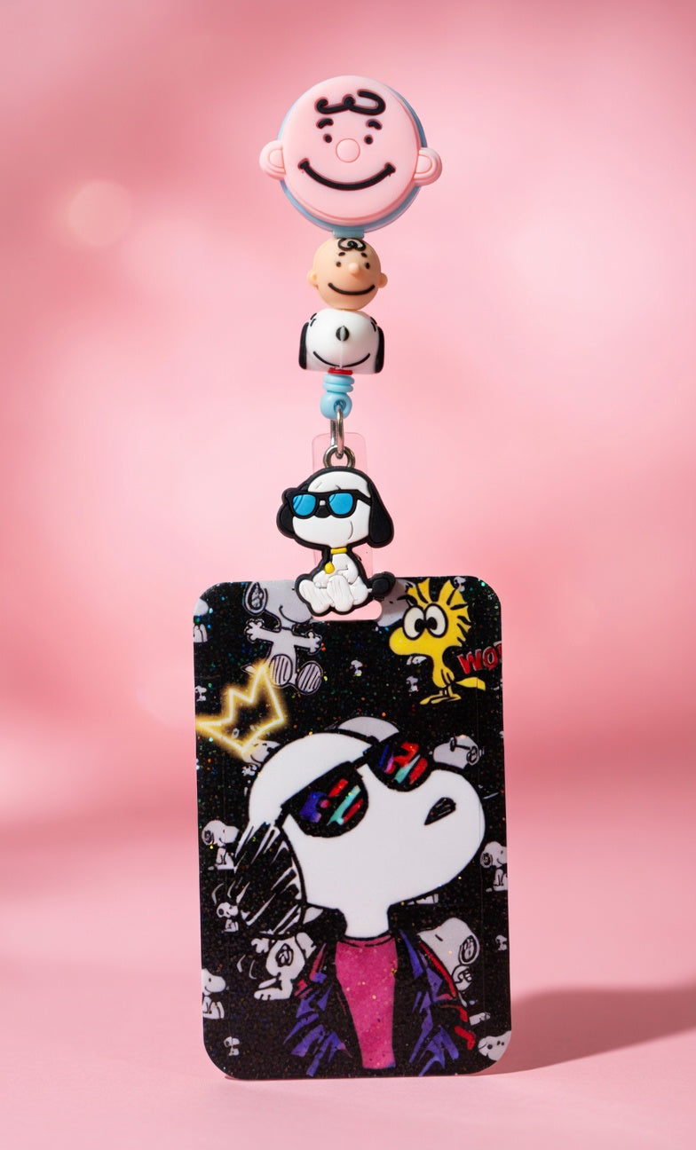 Snoopy ID Holder and Reel