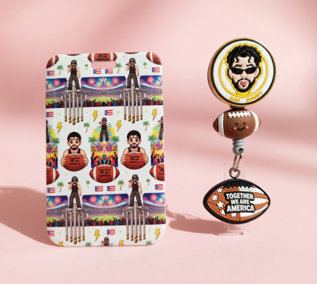 Bad Bunny Superball 2026 ID Holder and Reel