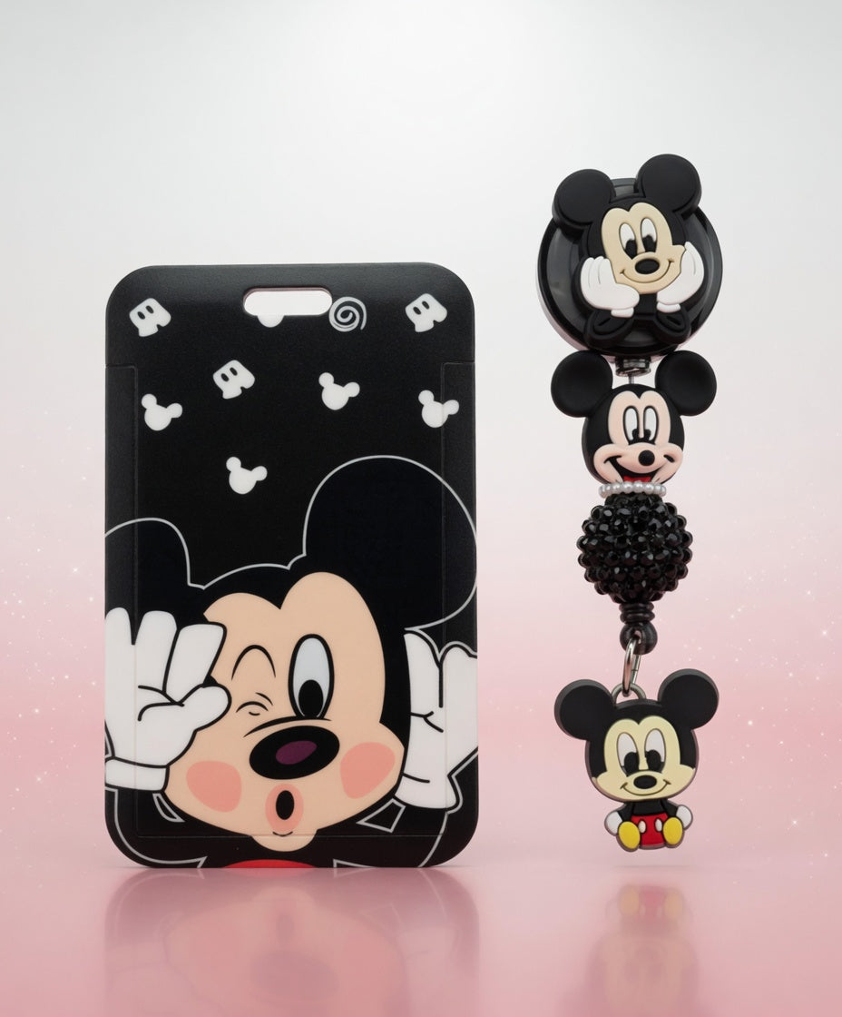 Mickey Mouse ID Holder & Reel
