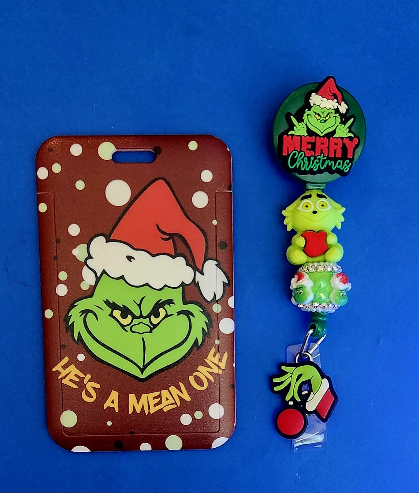 Grinch ID Lanyard