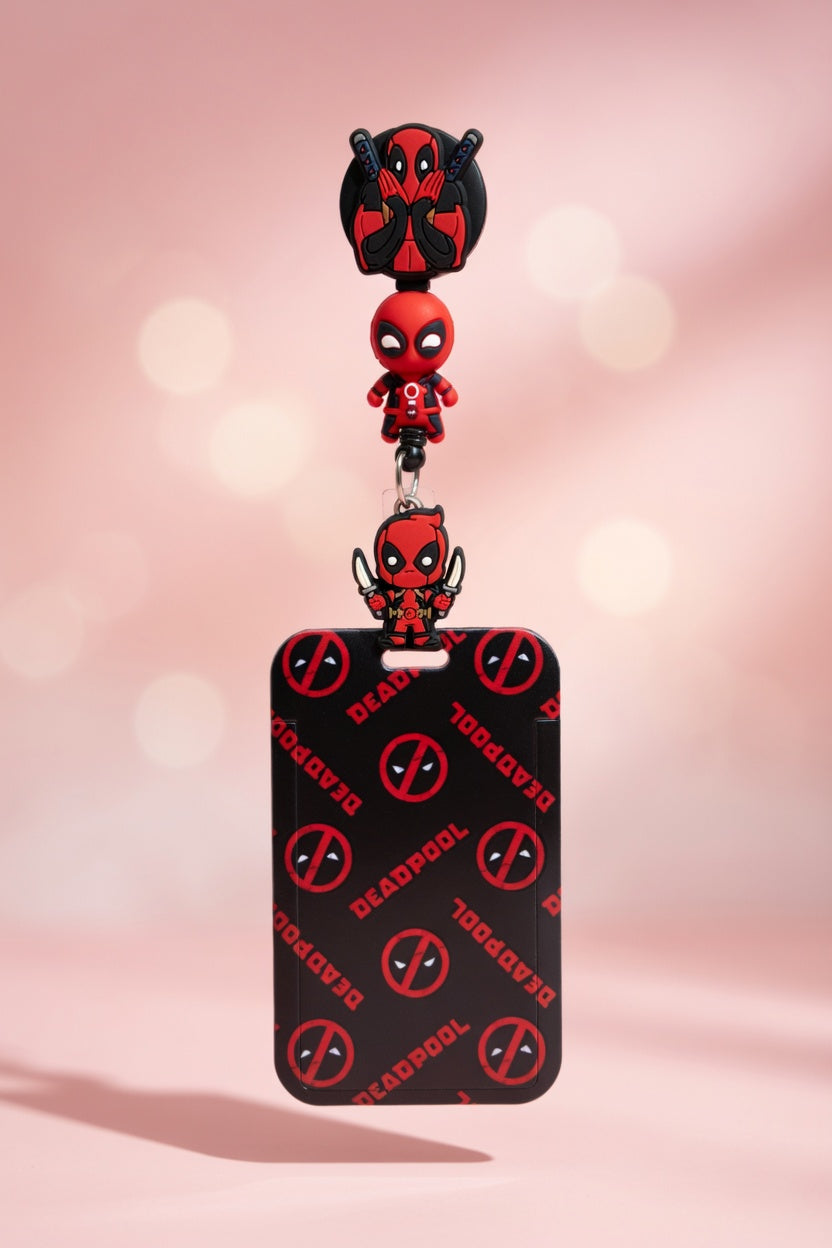 Deadpool ID Holder and Reel