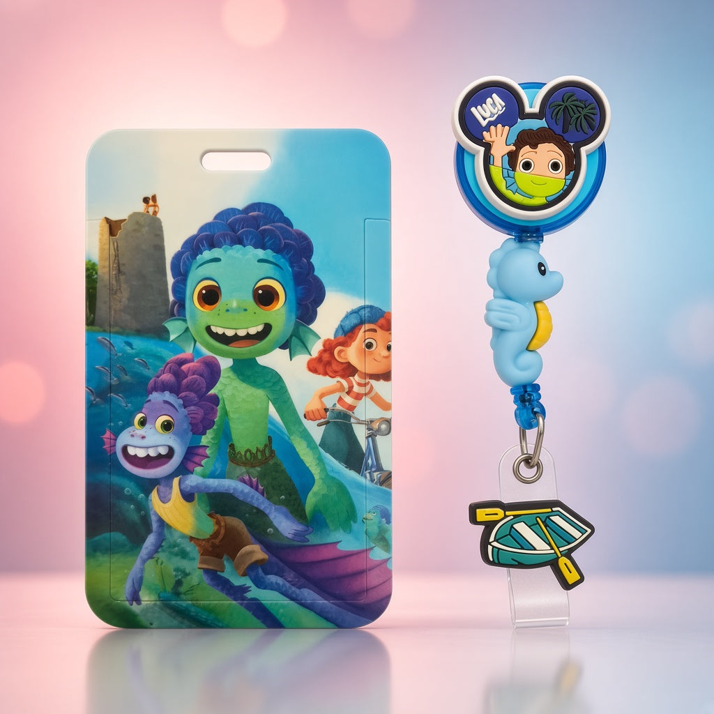 Luca | ID Holder + Reel (Diseño Exclusivo)