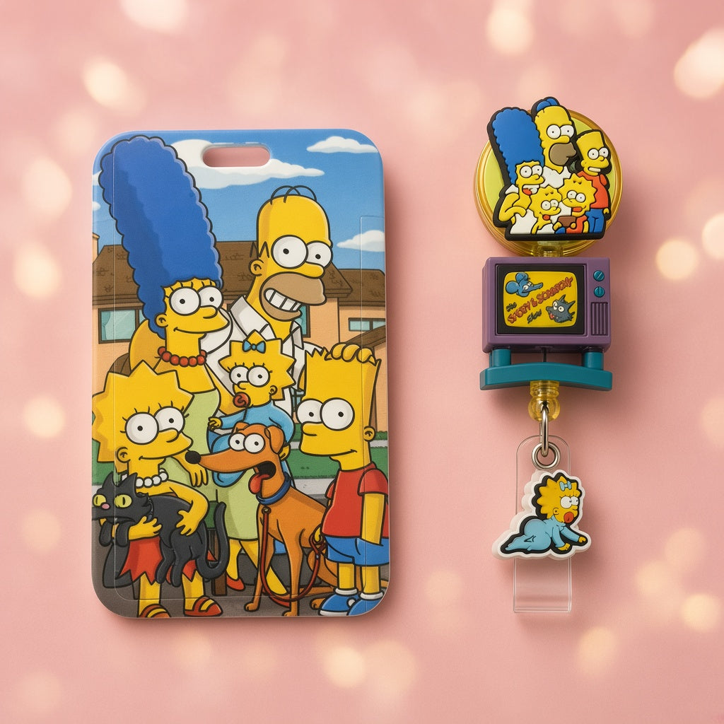 The Simpsons ID Holder & Reel