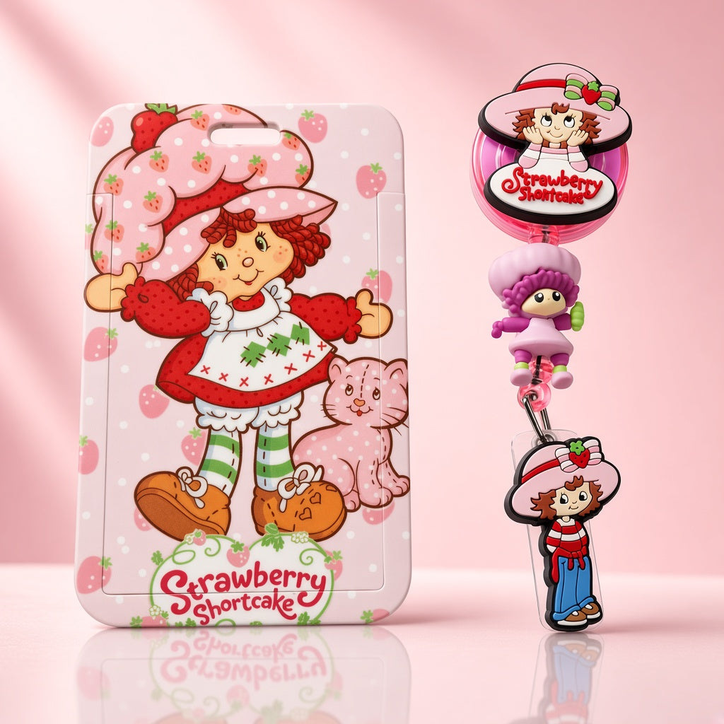 Strawberry Shortcake ID Holder & Reel