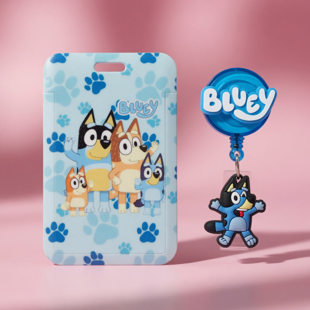 Bluey | ID Holder + Reel (Diseño Exclusivo)
