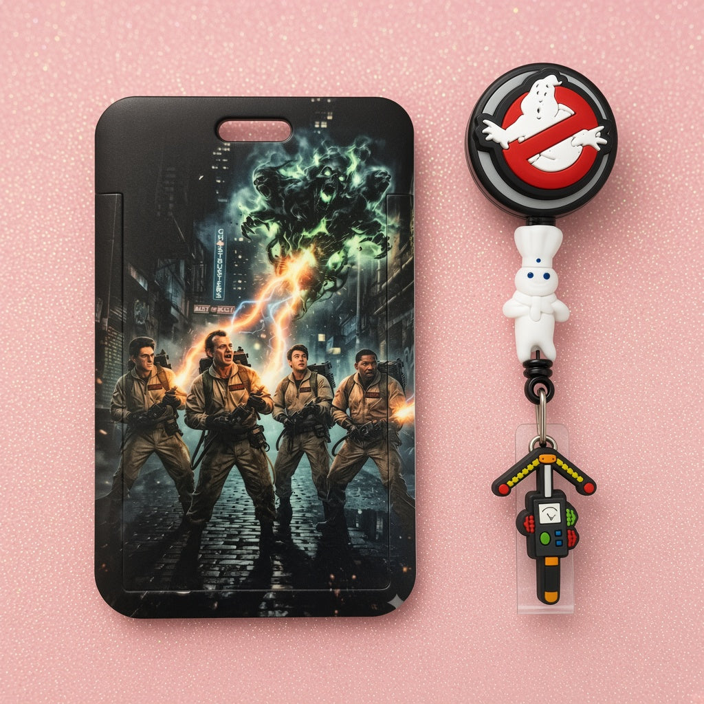 Ghostbusters | ID Holder + Reel (Diseño Exclusivo)
