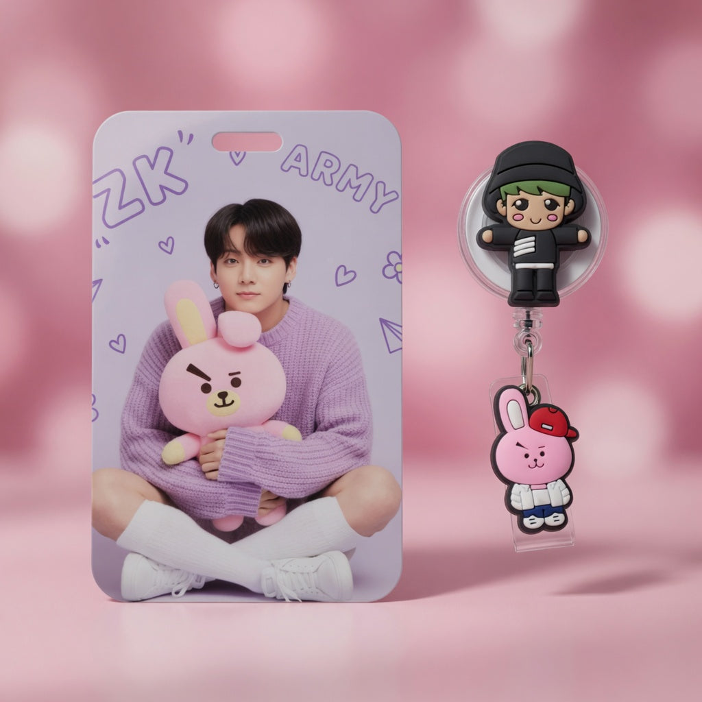 Jungkook | ID Holder + Reel (Diseño Exclusivo)