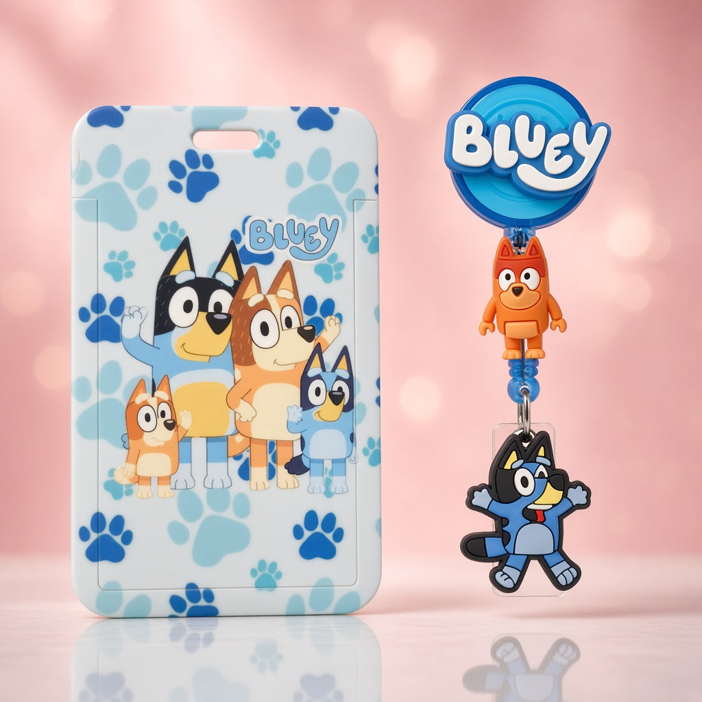 Bluey | ID Holder + Reel (Diseño Exclusivo)