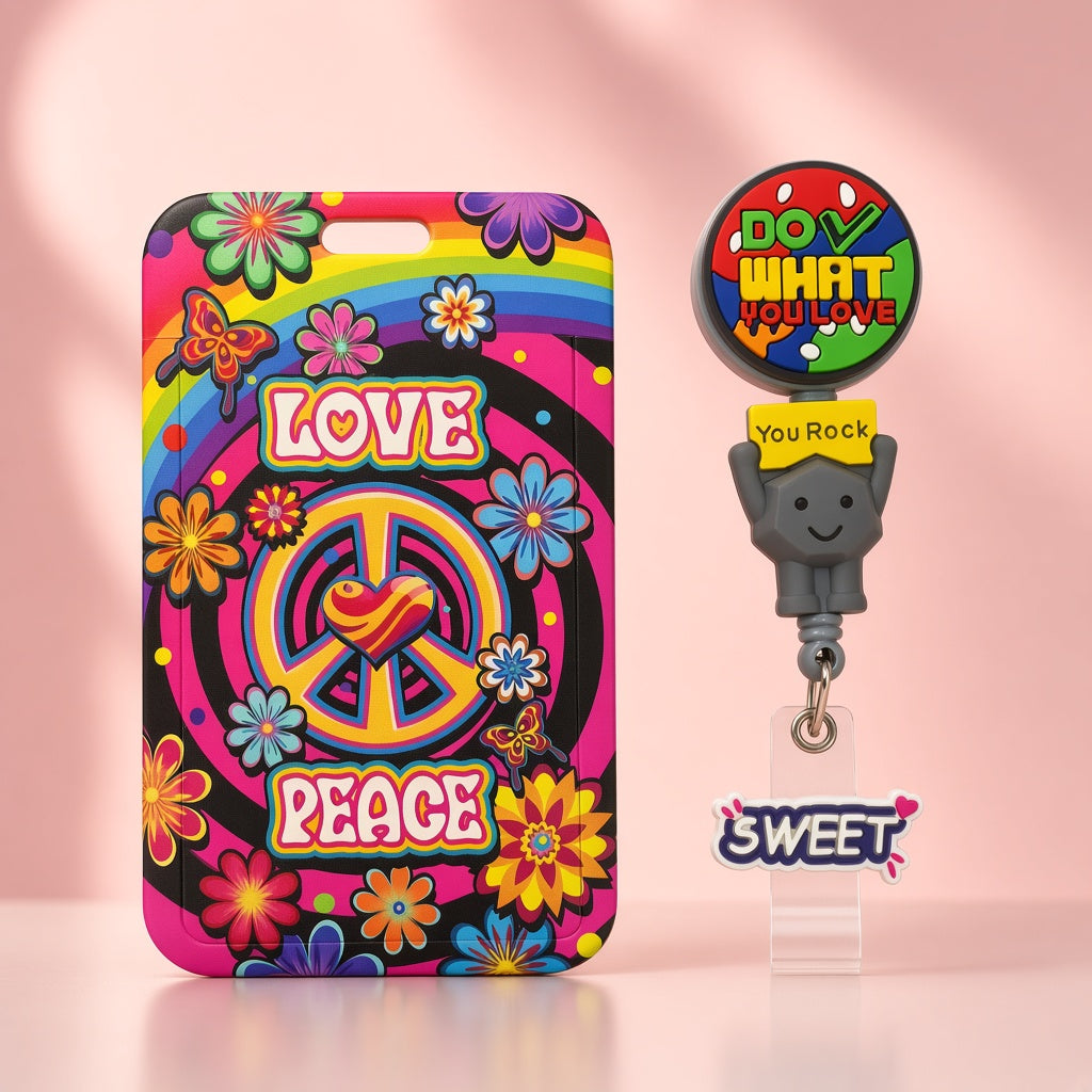 Groovy Vibes | ID Holder + Reel