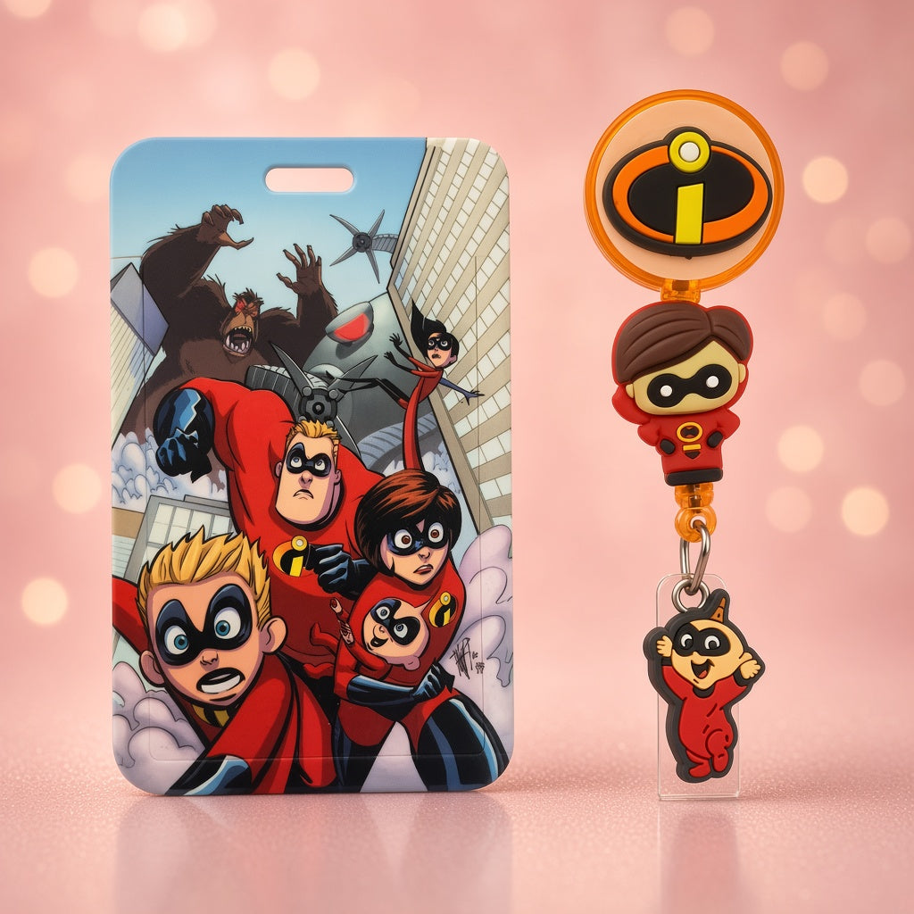 Los Increíbles | ID Holder + Reel (Diseño Exclusivo)