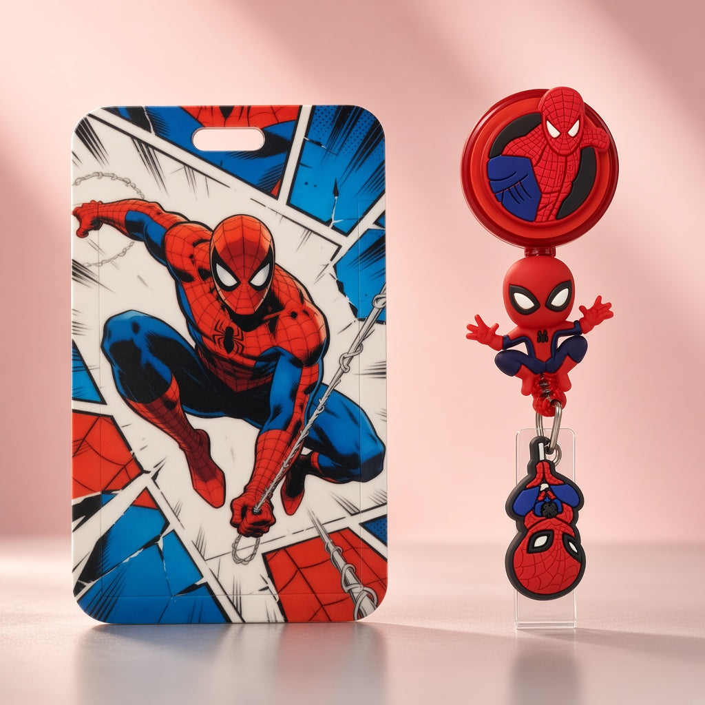 Spider-Man | ID Holder + Reel (Diseño Exclusivo)