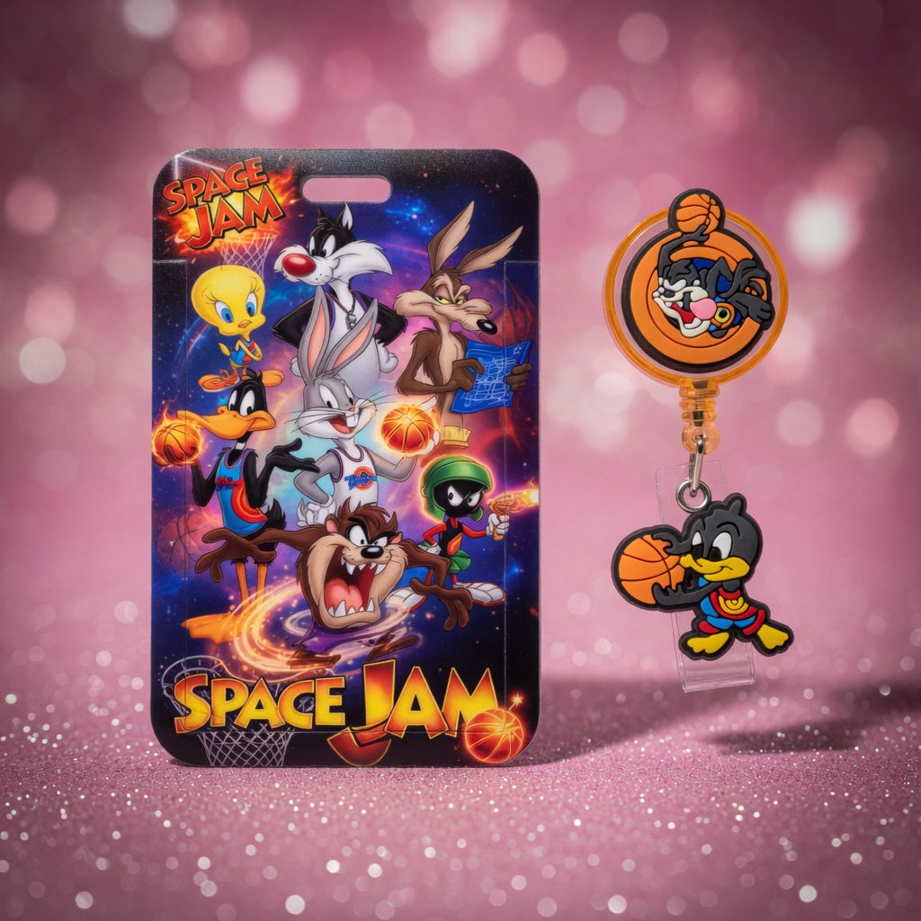 Space Jam | ID Holder + Reel (Diseño Exclusivo)